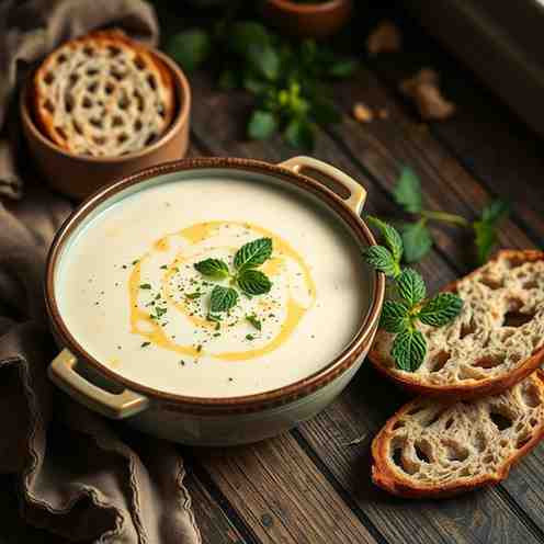 Aash-e Doogh - Persian Yogurt Soup (Vegetarian, GF)